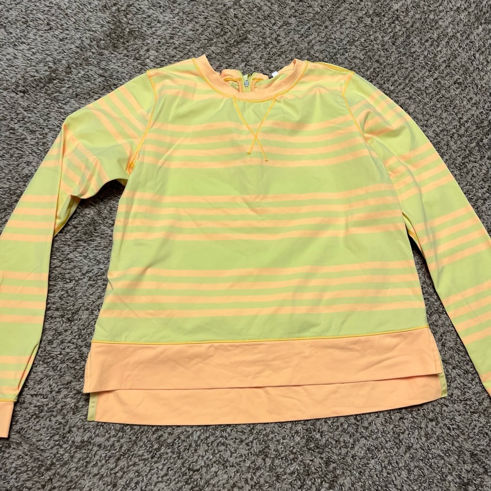 Lululemon Run: Warm Up Crew in Yellow